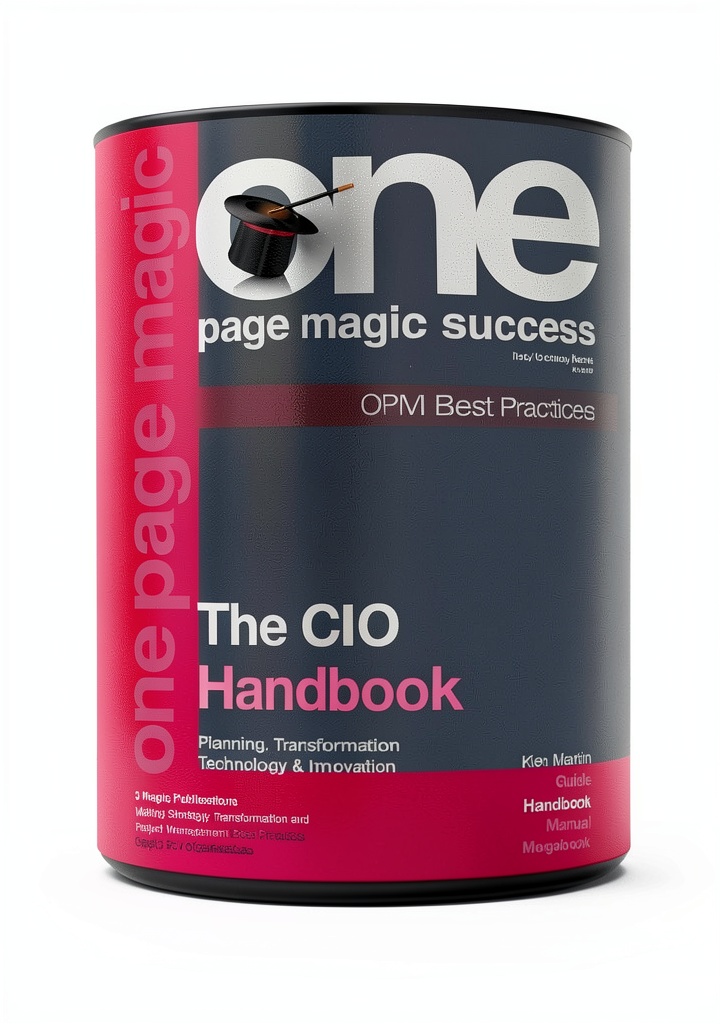 '3 Magic Publishing Information Management Handbook cover showing professional design'