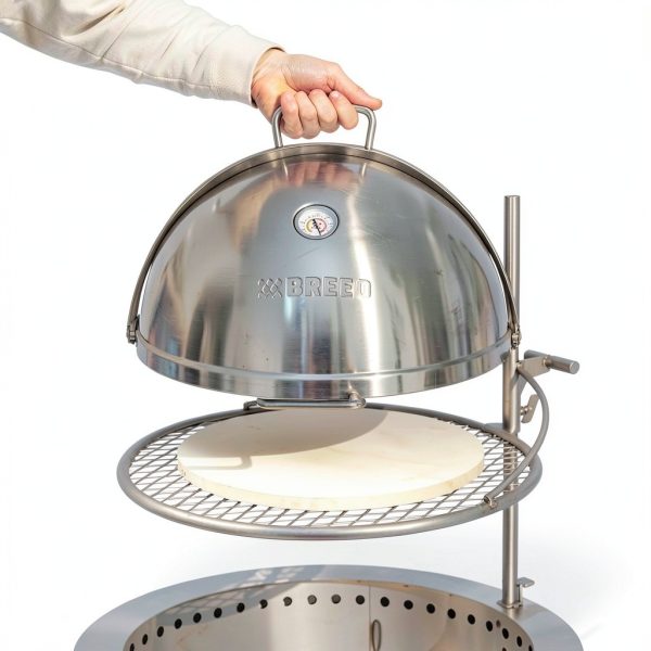 Breeo Outpost Grill Stainless Steel Wood Fuel Outdoor-2