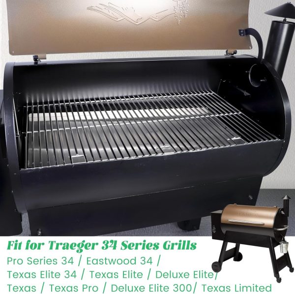 Unidanho Stainless Steel Grill Grates Pit Boss Compatible-4