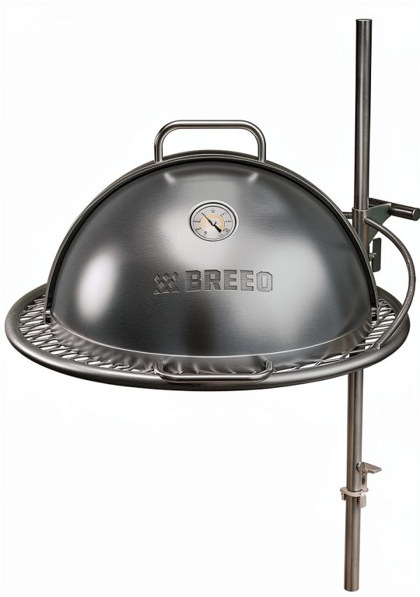 Breeo Outpost Grill Stainless Steel Wood Fuel Outdoor-0