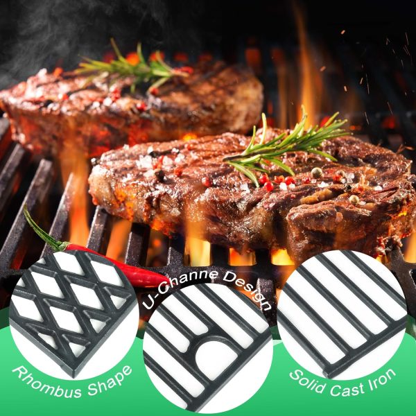 Unidanho Cast Iron Grill Grates Pit Boss Series Replacement-5