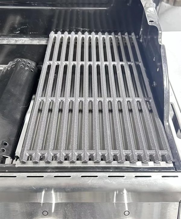PETKAO Grill Grates Cast Iron Stainless Steel Replacement-5