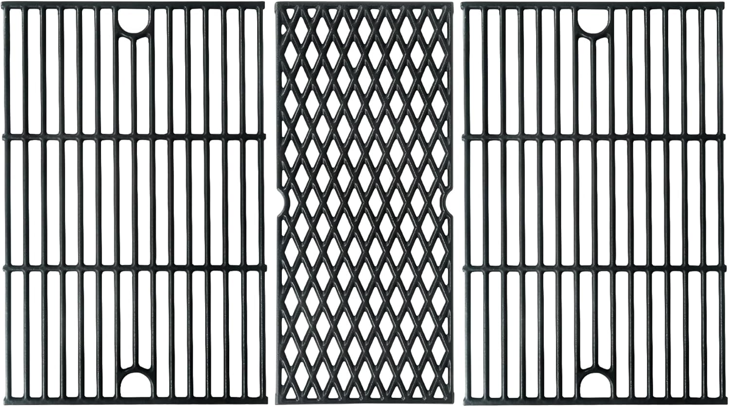 Unidanho cast iron grill grate installed on a Pit Boss grill