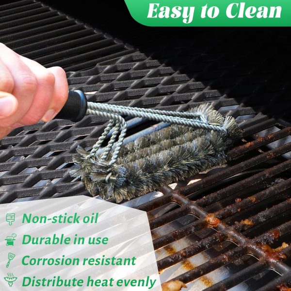 Unidanho Cast Iron Grill Grates Pit Boss Series Replacement-6