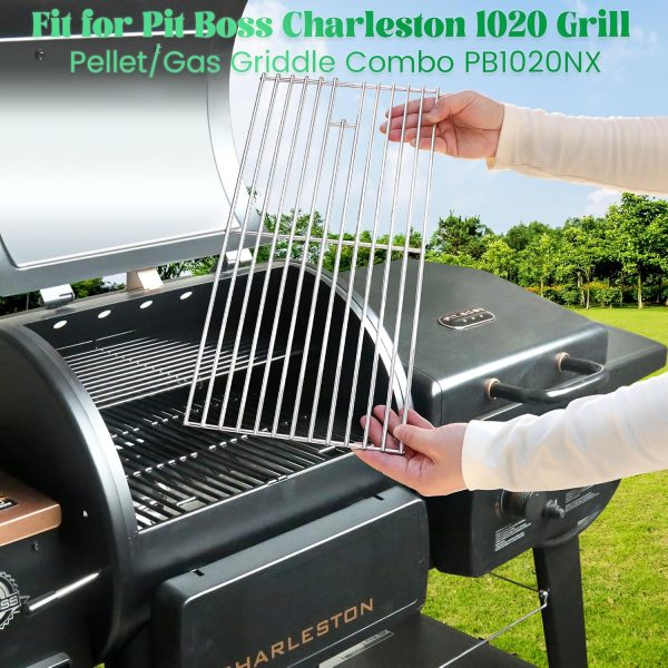 Unidanho PitBoss Grill Grates Stainless Steel Replacement-2