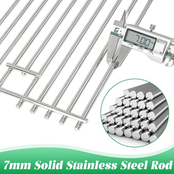 Unidanho Stainless Steel Grill Grates Pit Boss Compatible-5