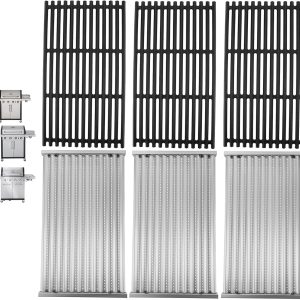 PETKAO Grill Grates Cast Iron Stainless Steel Replacement-0