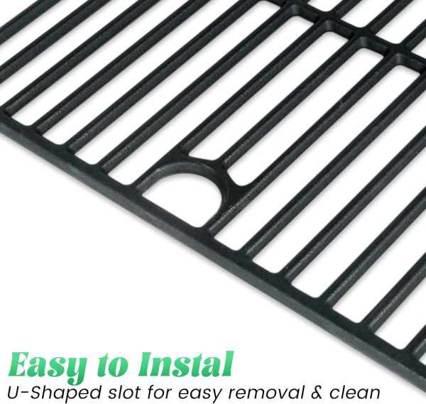 Unidanho Cast Iron Grill Grates Pit Boss Series Replacement-7
