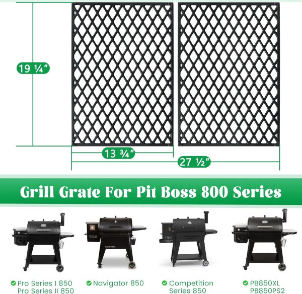 Pit Boss Cast Iron Grill Grates Heavy Duty Replacement Parts-5