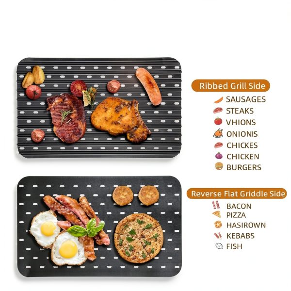 Lonsge Grill Sear Grate BAC772 Heavy Duty Cast Iron with Premium Marks-1