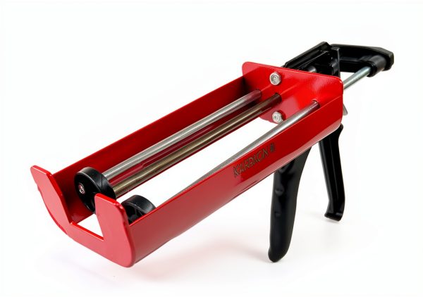 KBX100R Dual Cartridge Epoxy Gun by KARBXON 400ml Red High Thrust-1