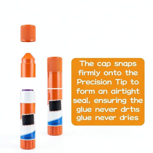 Precision Tips VANEST 3/6/10mm for Elmer's Glue Sticks Orange-3