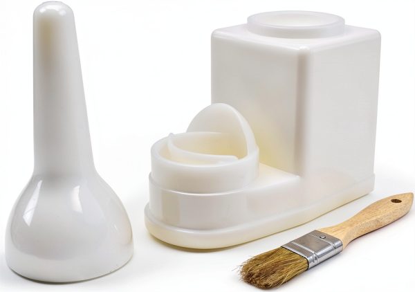 Big Horn 30-Ounce Glue Container with Brush - White, Large Capacity-2