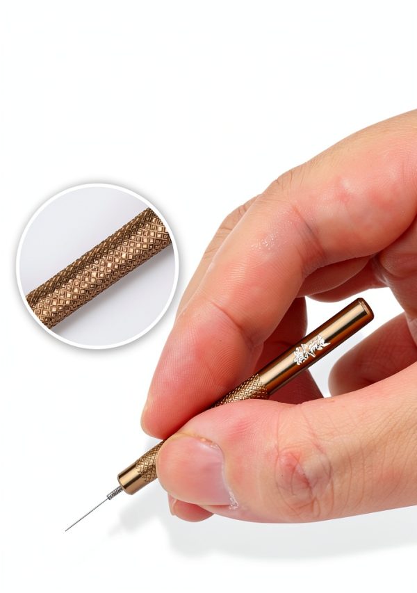 ANSAI 3-Piece Precision Hobby Tool Set Metal Applicator Needles Colors-2