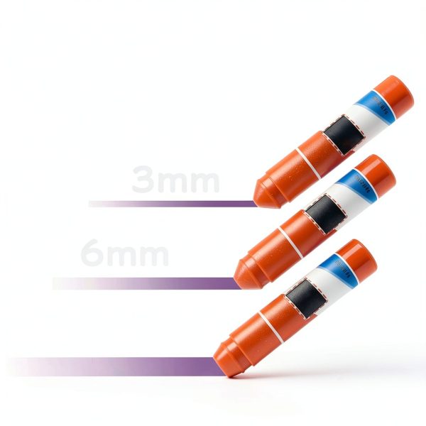 Precision Tips CERCGVEL Glue Stick Accessories 3mm 6mm 10mm Orange-2