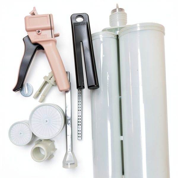 CNBTR Dispenser 50ml 1:1/1:2 AB Cartridge Plastic Tube Adhesive Mixer-5