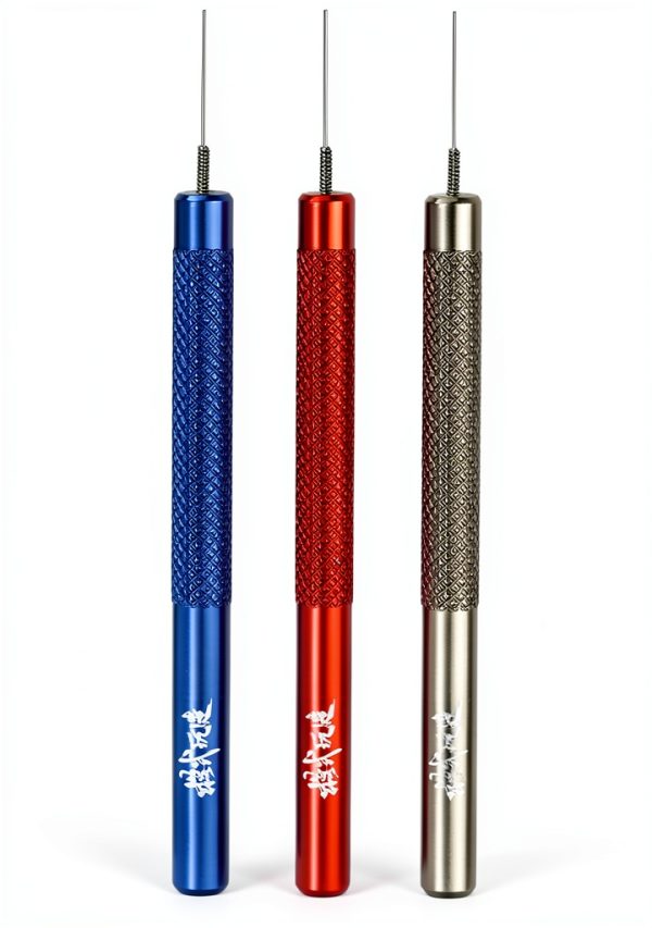 ANSAI 3-Piece Precision Hobby Tool Set Metal Applicator Needles Colors-0
