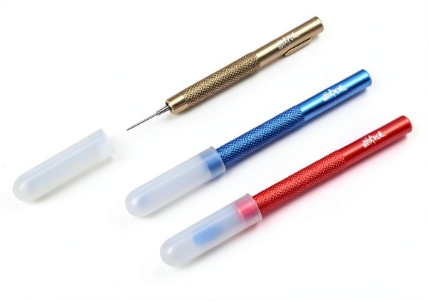 ANSAI 3-Piece Precision Hobby Tool Set Metal Applicator Needles Colors-3