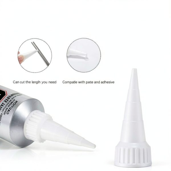 Zhehao 20 Pack E6000 Snip Tip Applicator Caps for Craft Glue-2