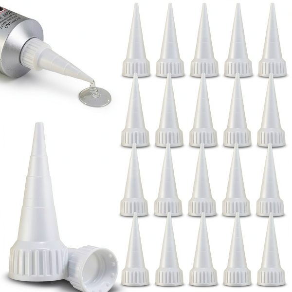 Zhehao 20 Pack E6000 Snip Tip Applicator Caps for Craft Glue-0