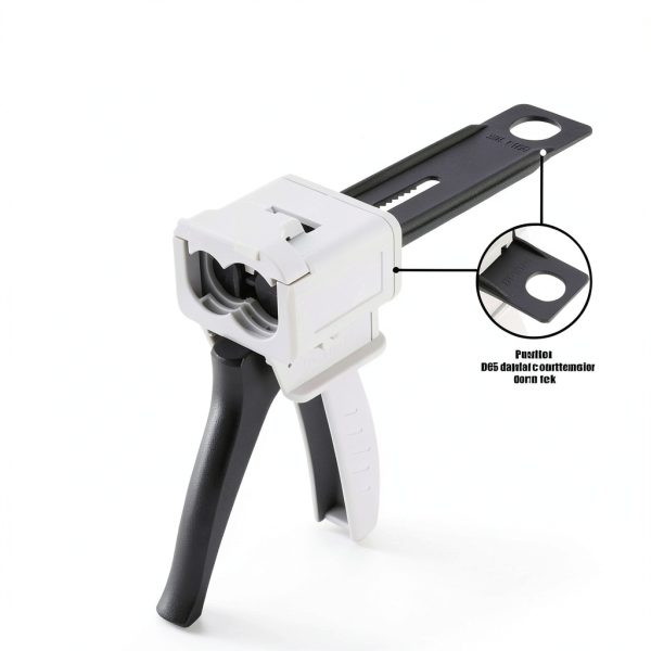 Dispensing Gun Zihvfzu 50ml 1:1/1:2 Epoxy Mixing Kit with Static-5